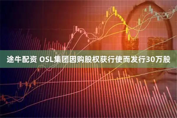 途牛配资 OSL集团因购股权获行使而发行30万股